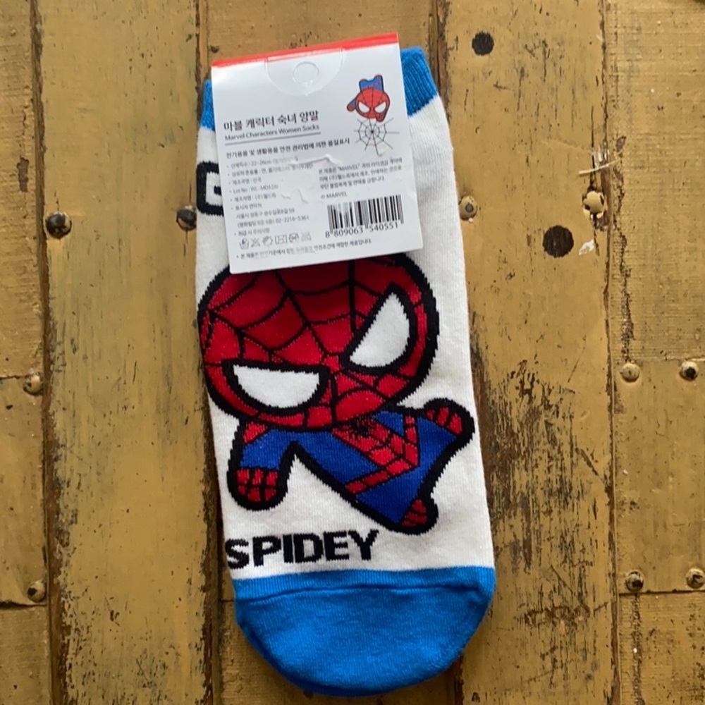 NIP KIDS MARVEL SPIDERMAN ANKLE SOCKS LOW UNISEX - Picture 3 of 3
